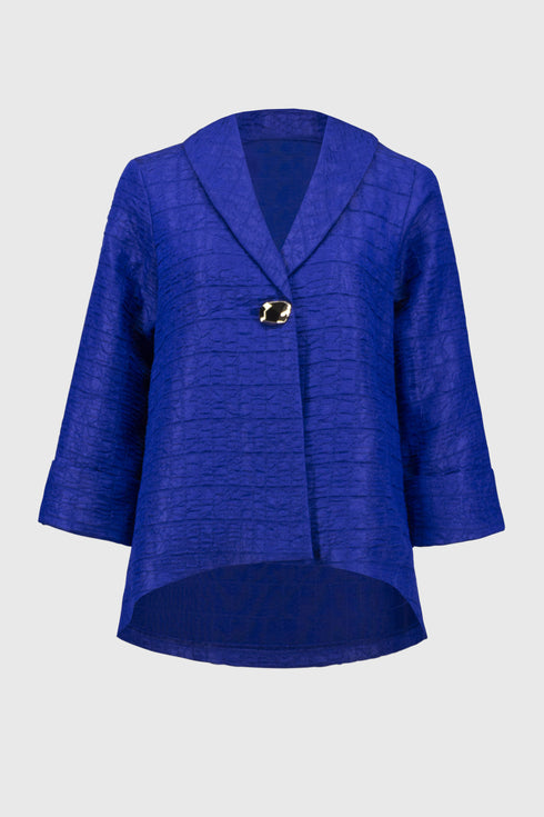 Joseph Ribkoff Signature | Strukturierte Jacquard-Trapezjacke
