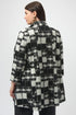 Joseph Ribkoff Jacquard-Jacke in A-Linie mit Karomuster