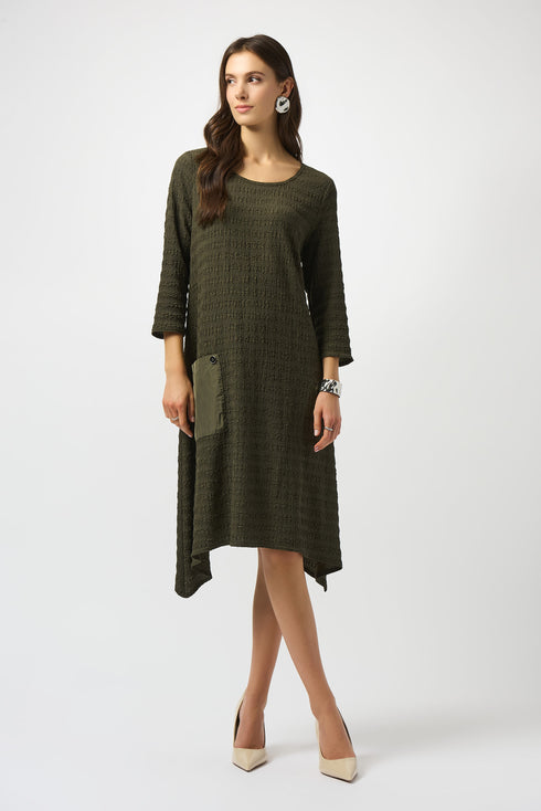 Joseph Ribkoff A-Linienkleid mit Struktur-Optik