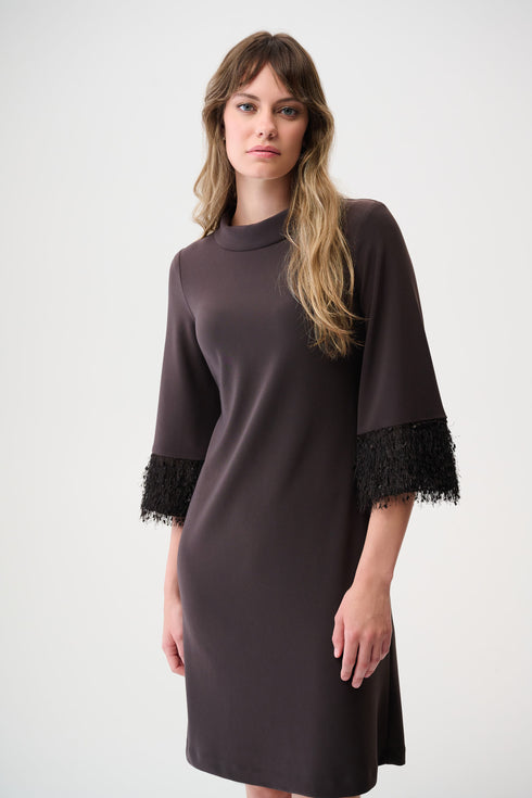 Joseph Ribkoff Kleid in A-Linie aus feinem Jersey und neuartigem Stoff