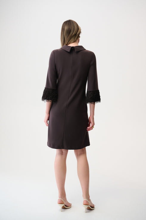 Joseph Ribkoff Kleid in A-Linie aus feinem Jersey und neuartigem Stoff