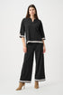 Feinstrick-Shirt im Color-Blocking-Look