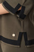 Feinstrick-Shirt im Color-Blocking-Look