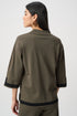 Feinstrick-Shirt im Color-Blocking-Look