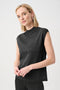 Joseph Ribkoff – Ärmelloser Strickpullover mit Glanz-Details