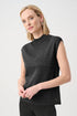 Joseph Ribkoff – Ärmelloser Strickpullover mit Glanz-Details