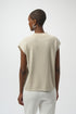 Joseph Ribkoff – Ärmelloser Strickpullover mit Glanz-Details