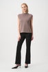 Joseph Ribkoff – Ärmelloser Strickpullover mit Glanz-Details