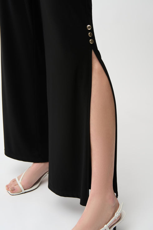 Joseph Ribkoff Schlupfhose mit weitem Bein aus feinem Jersey