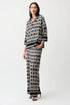 Joseph Ribkoff Weite Schlupfhose mit geometrischem Print