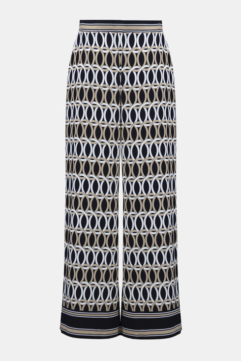 Joseph Ribkoff Weite Schlupfhose mit geometrischem Print