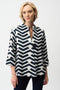Joseph Ribkoff Trapez-Jacke aus Jacquard mit geometrischem Print