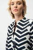 Joseph Ribkoff Trapez-Jacke aus Jacquard mit geometrischem Print