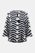 Joseph Ribkoff Trapez-Jacke aus Jacquard mit geometrischem Print