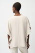 Joseph Ribkoff Poncho aus gewebtem Twill mit Schlüssellochöffnung vorne