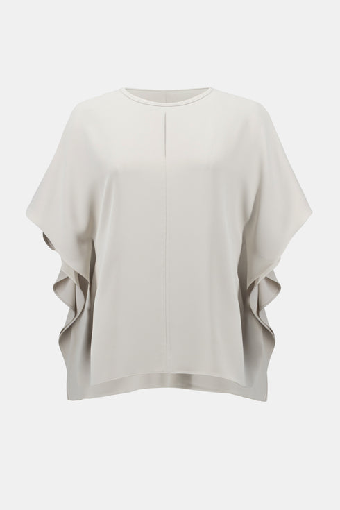 Joseph Ribkoff Poncho aus gewebtem Twill mit Schlüssellochöffnung vorne