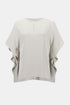 Joseph Ribkoff Poncho aus gewebtem Twill mit Schlüssellochöffnung vorne