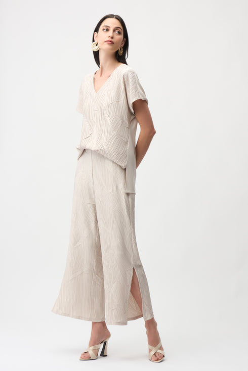 Joseph Ribkoff Plissierte Culotte-Hose aus Satin
