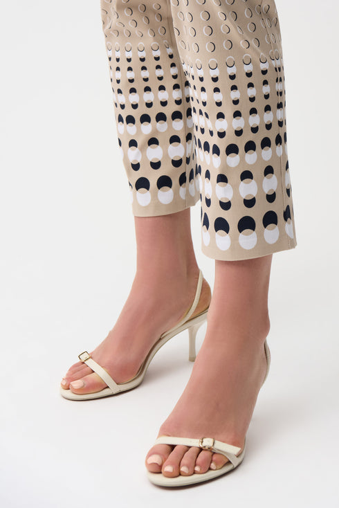 Joseph Ribkoff Schlupfhose aus Millennium-Stretch mit geometrischem Muster