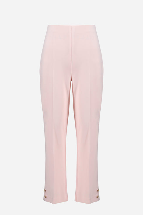 Joseph Ribkoff 7/8-Schlupfhose aus feinem Jersey mit Goldknöpfen