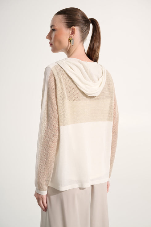 Joseph Riboff Strickjacke mit Kapuze