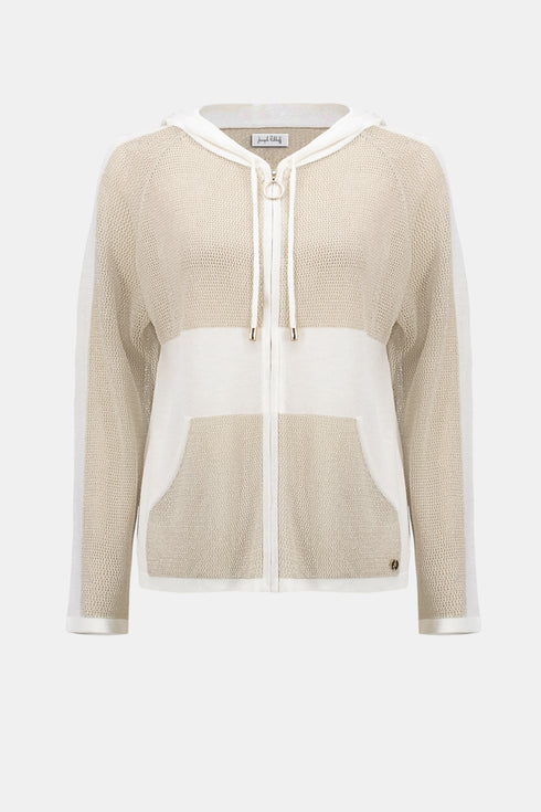 Joseph Riboff Strickjacke mit Kapuze