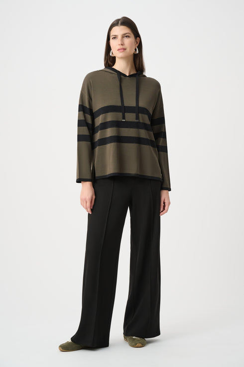 Joseph Ribkoff Schlupfhose mit weitem Bein aus Scuba-Jersey