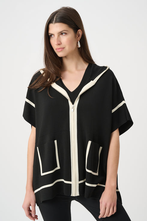 Joseph Ribkoff Jacke mit Kurzarm und Kapuze
