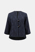Joseph Ribkoff Signature | Trapezjacke aus foliertem Jacquard