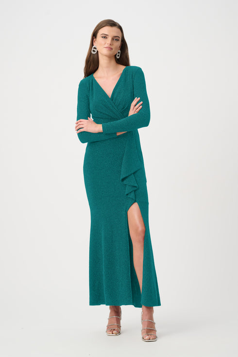 Joseph Ribkoff Signature | Glitzerndes Wickelkleid