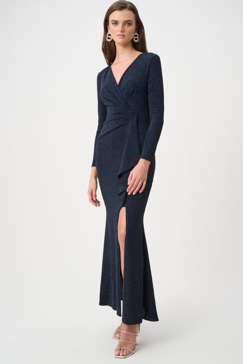 Joseph Ribkoff Signature | Glitzerndes Wickelkleid
