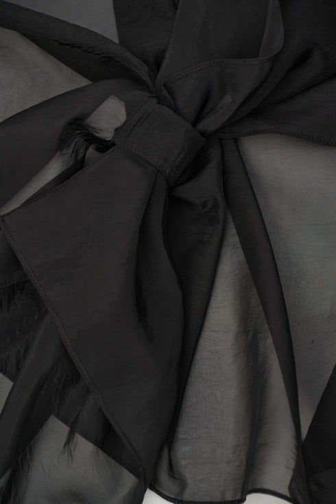 Joseph Ribkoff Signature | Asymmetrisches Cover-up aus drapiertem Organza