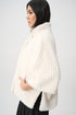 Joseph Ribkoff Cape-Jacke aus Kunstpelz mit Zackenmuster