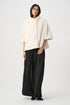 Joseph Ribkoff Cape-Jacke aus Kunstpelz mit Zackenmuster