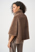 Joseph Ribkoff Cape-Jacke aus Kunstpelz mit Zackenmuster