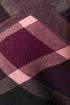 Joseph Ribkoff Pullover aus flauschiger Viskose und Nylon mit Karomuster und Trichterausschnitt