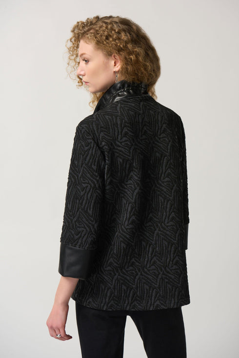 Joseph Ribkoff Trapezjacke mit gerafftem Kragen