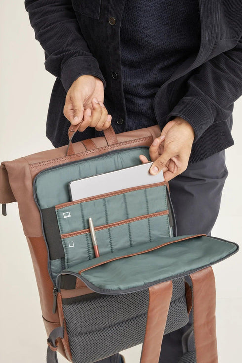 Jost Malmö Kurier Rucksack braun