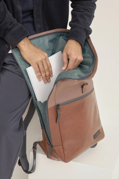 Jost Malmö Kurier Rucksack braun