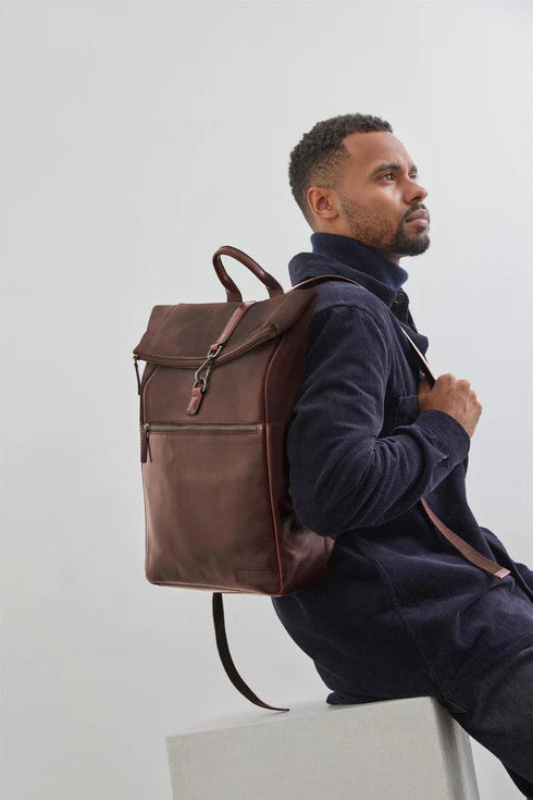 Jost Trelleborg Kurier Rucksack Leder