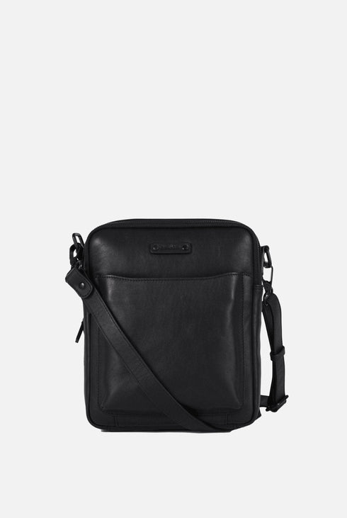 Gianni Conti Herren Leder Schultertasche 2 Zips