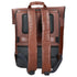 Jost Malmö Rolltop Rucksack Leder Cognac