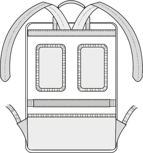 Jost Malmö Rolltop Rucksack Leder Cognac