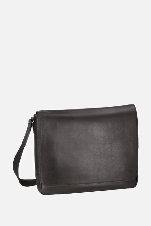 Jost Varberg Schultertasche Gr. L (15") Braun Leder